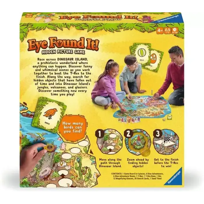 Ravensburger World of Dinosaurs Eye Found It: Hidden Picture Board Game