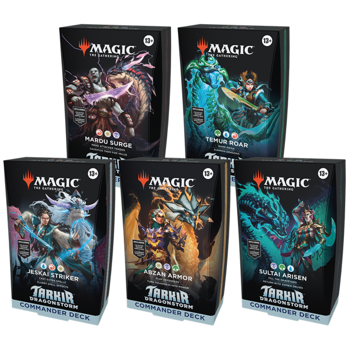 Wizards of the Coast Magic the Gathering TCG Tarkir Dragonstorm Commander Bundle