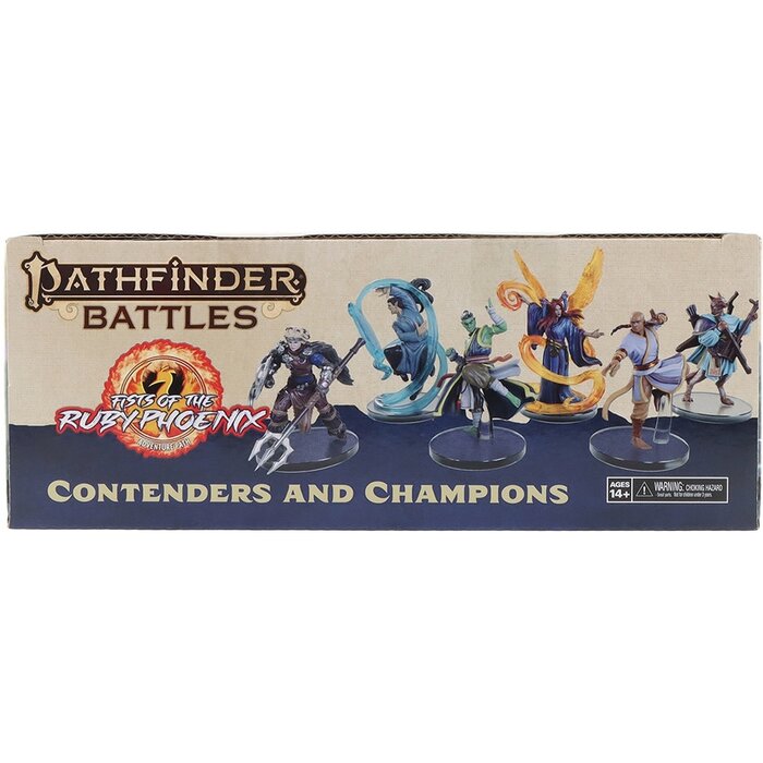 Wizkids/NECA LLC Pathfinder Battles: Premium Painted Miniature - Fists of the Ruby Phoenix - Contenders and Champions Boxed Set