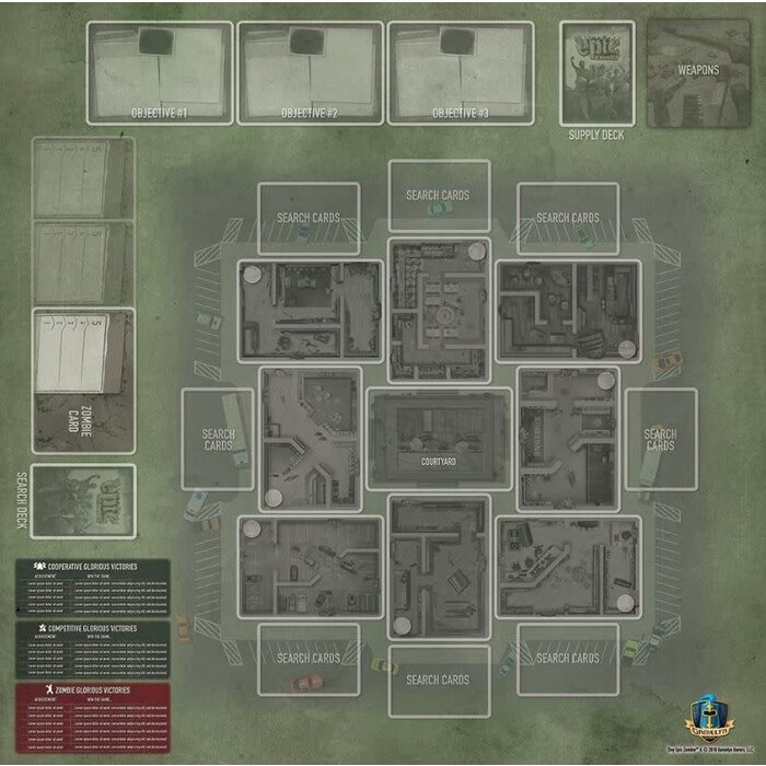 Gamelyn Games Playmat - Tiny Epic Zombies