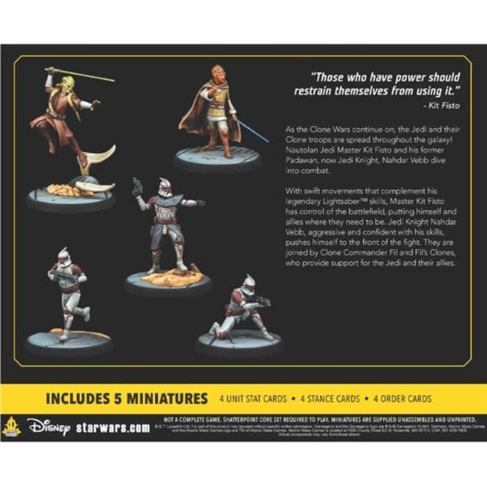 Atomic Mass Games Star Wars - Shatterpoint: Requesting Your Surrender: Kit Fisto Squad Pack