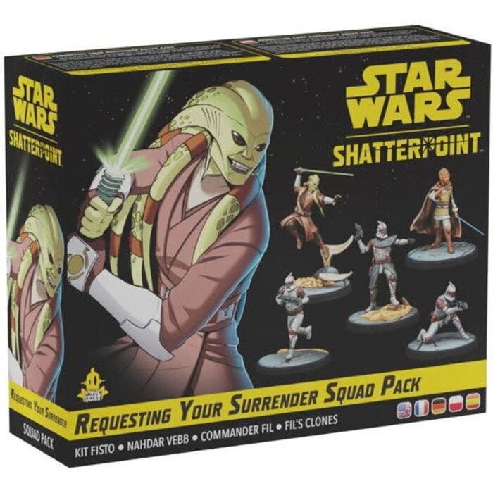Atomic Mass Games Star Wars - Shatterpoint: Requesting Your Surrender: Kit Fisto Squad Pack