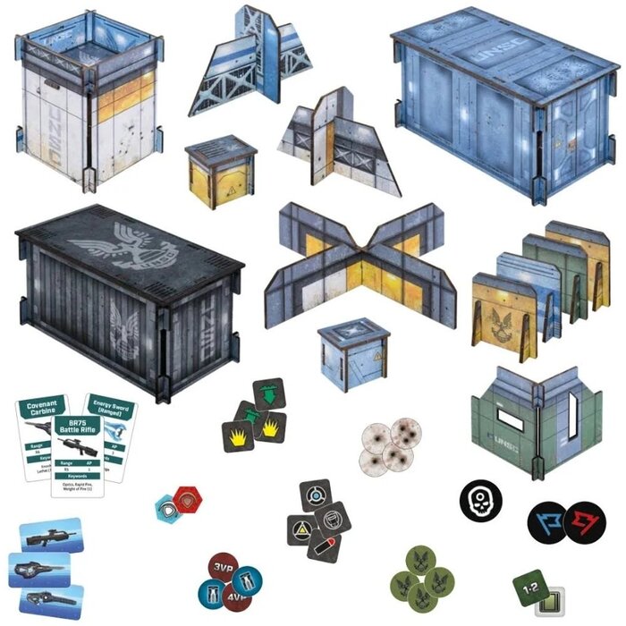 Mantic Games Halo Flashpoint: UNSC Base Terrain set