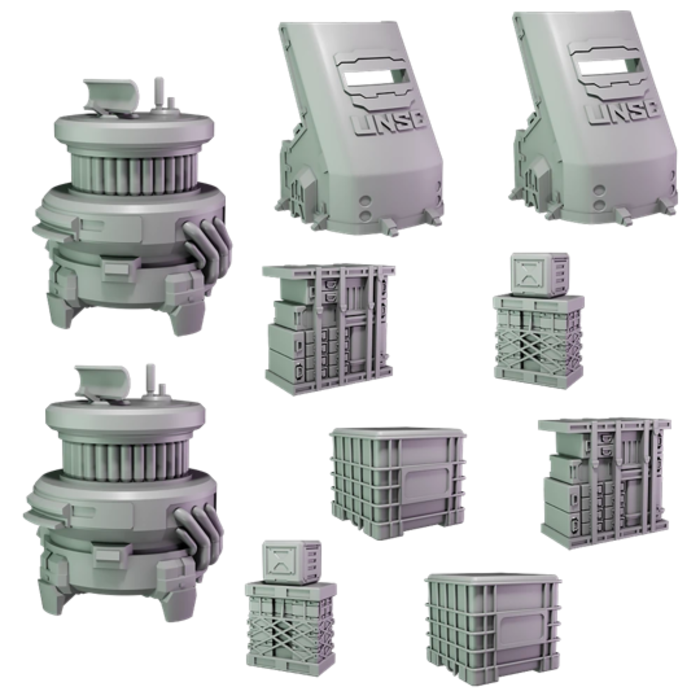 Mantic Games Halo Flashpoint: UNSC Scenery Set