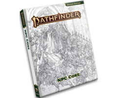 Paizo Publishing Pathfinder RPG 2E NPC Core Sketch Cover