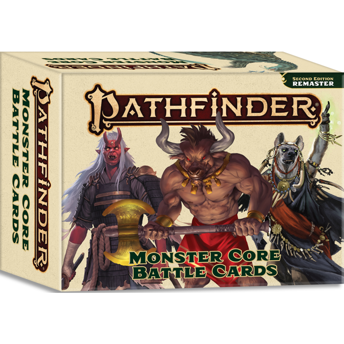 Paizo Publishing Pathfinder RPG 2E Remastered Monster Core Battle Cards