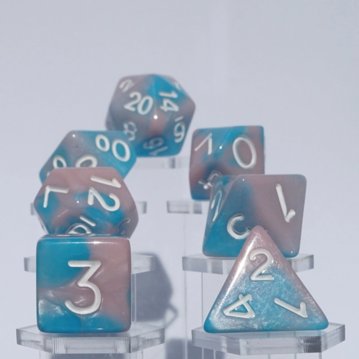 Adventure Dice 7-Piece RPG Dice Set: Ice Cream Dice
