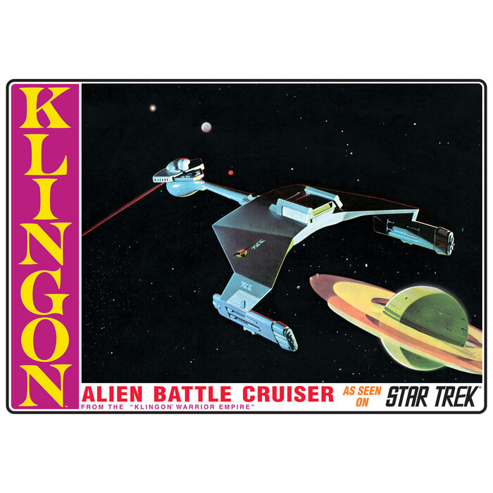 AMT Models Star Trek Klingon Battle Cruiser (Original Series) Model Kit (1:650 Scale)