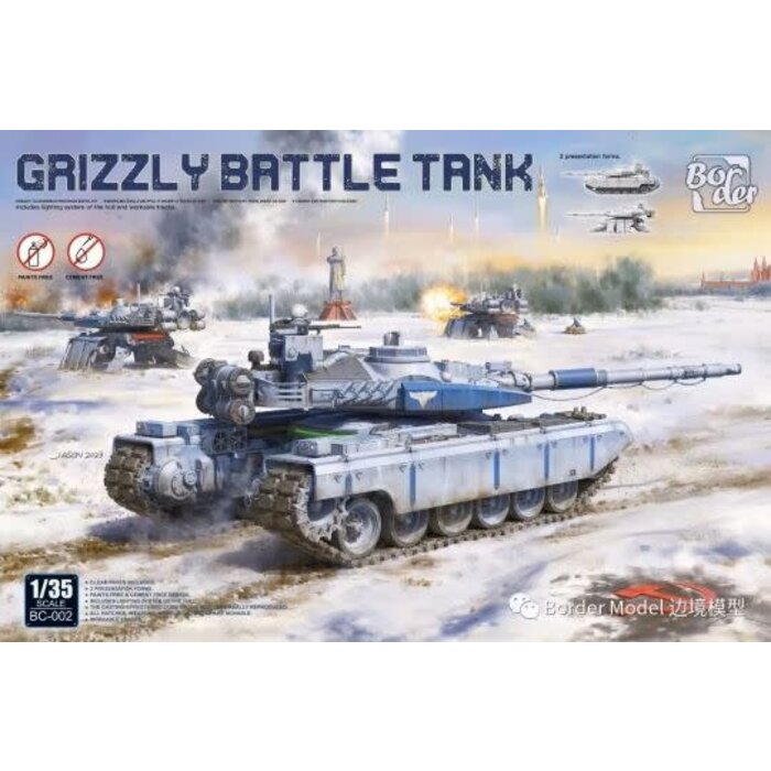 Misc Toys Grizzly Battle Tank Model Kit (1:35 Scale)