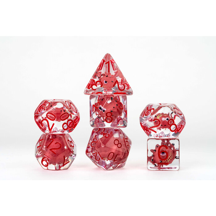 Fanroll 7-Piece Inclusion RPG Dice Set: Dungeons & Dragons Beholder