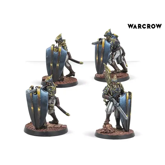 Corvus Belli Warcrow: Hegemony of Embersig - Black Legion Arquebusiers