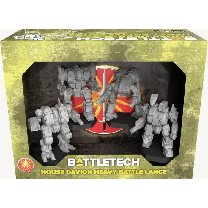 Catalyst Games Battletech: House Davion Heavy Battle Lance