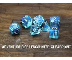 Adventure Dice 7-Piece RPG Dice Set: Encounter at Farpoint