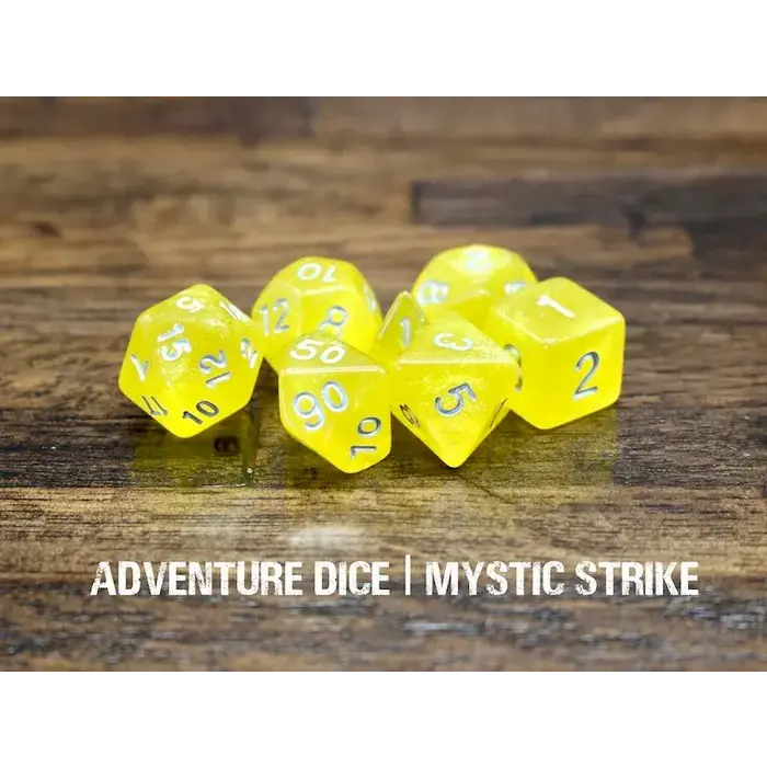 Adventure Dice 7-Piece RPG Dice Set: Mystic Strike