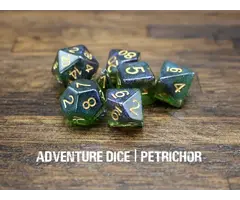Adventure Dice 7-Piece RPG Dice Set: Petrichor