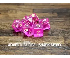 Adventure Dice 7-Piece RPG Dice Set: Shark Berry