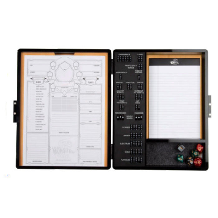 Monster Protectors RPG Deluxe Stat Tracker with Light Wood Finish