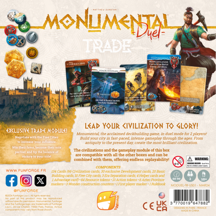 Funforge Monumental Duel: Trade