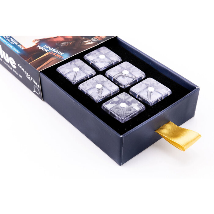 Fanroll Oversized Clue Dice Set: Weapon Token Inclusions (22mm)