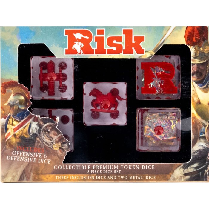 Fanroll Oversized Risk Dice Set: Token Inclusions (22mm)