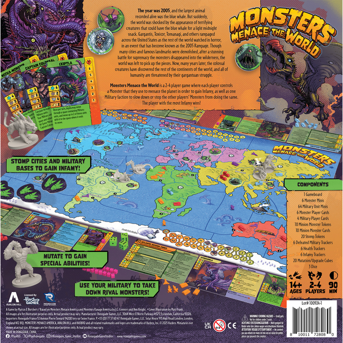 Renegade Game Studios Monster Menace the World