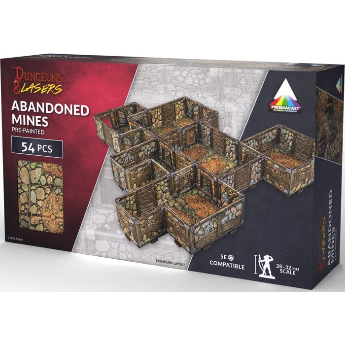Archon Studio Dungeons & Lasers: Abandoned Mine Pre-Painted