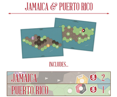 Eagle-Gryphon Games Age of Steam: Deluxe Edition - Maps Expansion - Jamacia/Puerto Rico