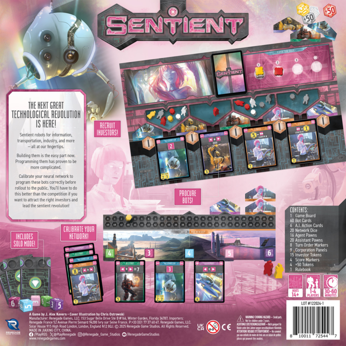 Renegade Game Studios Sentient: Revised Edition