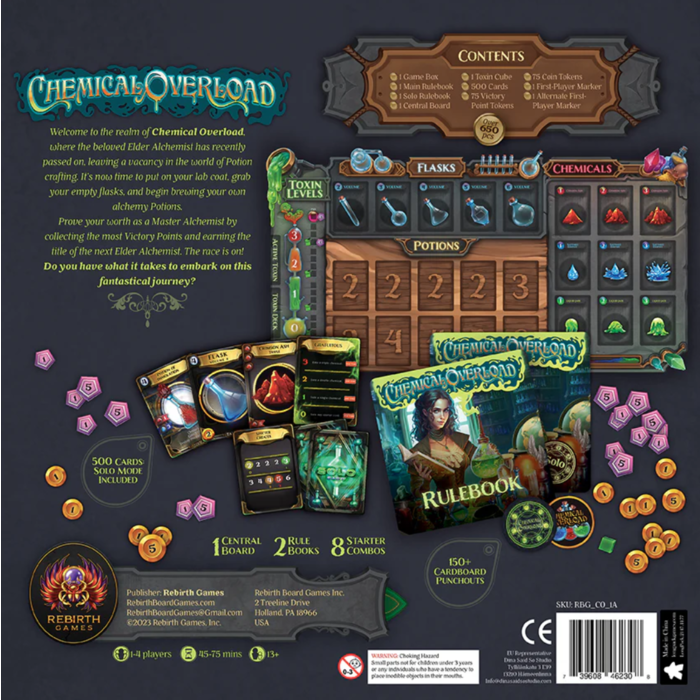 Misc Board Games Chemical Overload