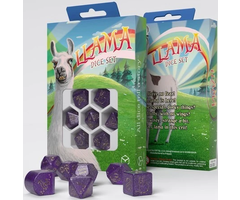 Q-Workshop 7-Piece RPG Dice Set: Sparkling Llama -