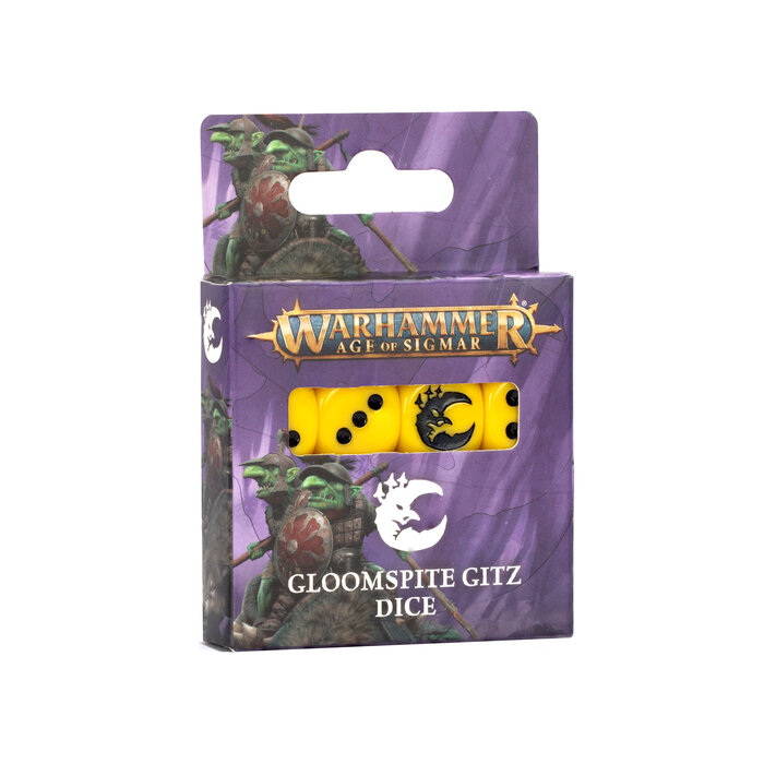 Games Workshop Warhammer Age of Sigmar: Gloomspite Gitz - Dice Set (2025)