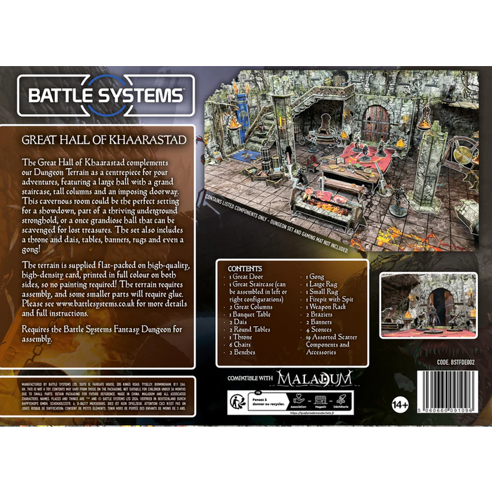 Battle Systems Battle Systems Fantasy: Great Hall of Khaarastad