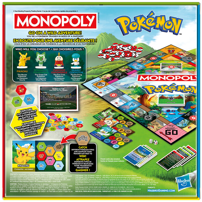 Hasbro Monopoly: Pokemon