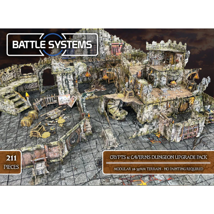 Battle Systems Battle Systems Fantasy: Crypts & Caverns Dungeon Upgrade Pack