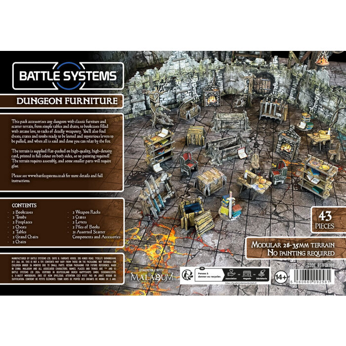 Battle Systems Battle Systems Fantasy: Dungeon Furniture