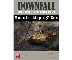 GMT Games Downfall: Conquest of the Third Reich (1942-1945) Mounted Map & 3" Box