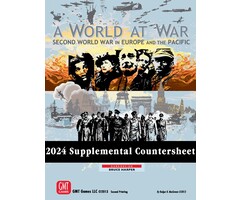 GMT Games A World At War: 2024 Counter Sheet