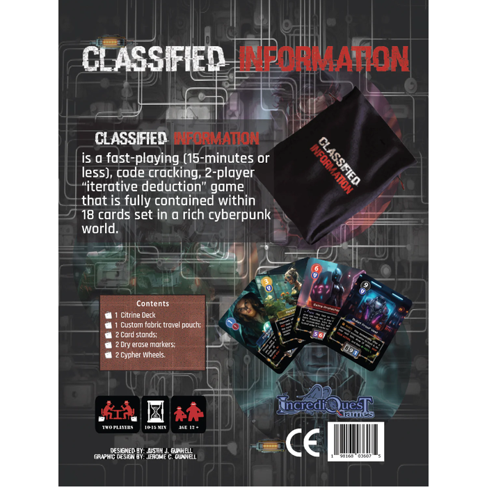 Misc Board Games Classified Information