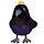 Squishable King Raven 15"