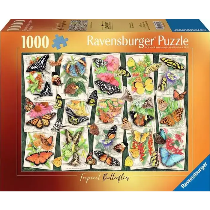 Ravensburger 1000 pcs - Tropical Butterflies