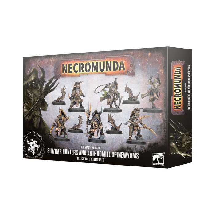Games Workshop Necromunda: Ash Wastes Nomads Sha'dar Hunters and Arthromite Spinewyrms
