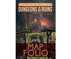 Kobold Press Campaign Builder: Dungeons & Ruins Map Folio (5E Compatible)
