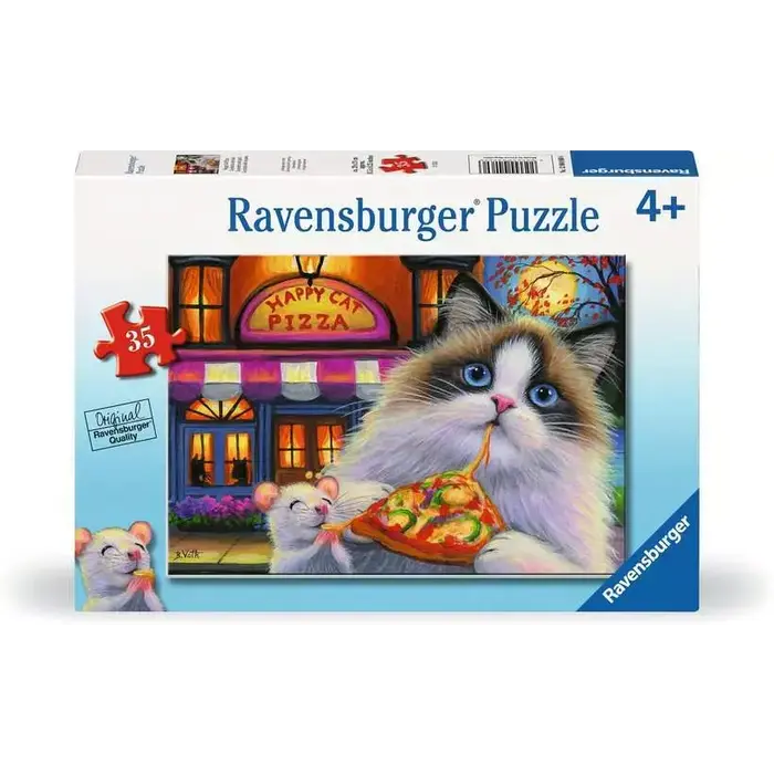 Ravensburger 35 pcs - Happy Cat Pizza