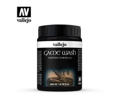 Vallejo Vallejo Game Color Transparent Acrylic Wash Black (200 mL)