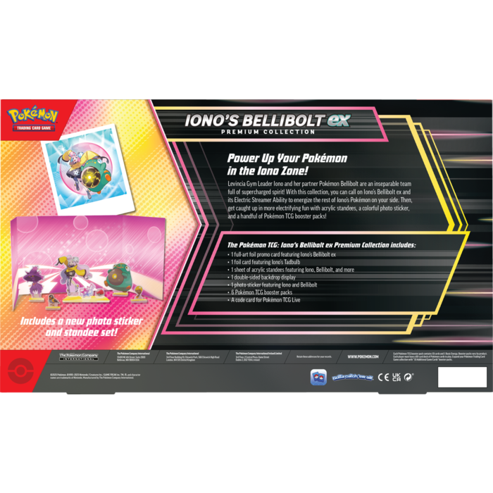 The Pokemon Company International Pokemon TCG - Scarlet & Violet: Iono’s Bellibolt ex Premium Collection