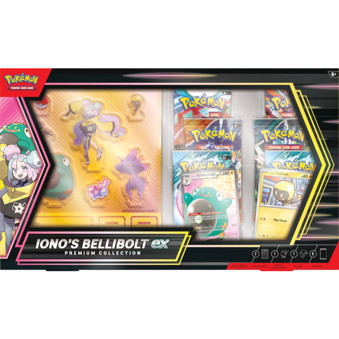 The Pokemon Company International Pokemon TCG - Scarlet & Violet: Iono’s Bellibolt ex Premium Collection