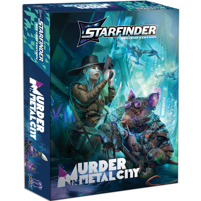 Paizo Publishing Starfinder RPG 2E: Beginner Box - Murder in Metal City