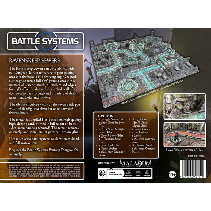 Battle Systems Battle Systems Fantasy: Ravenskeep Sewers