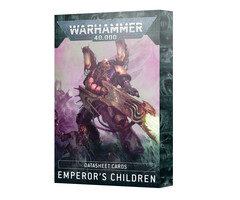 Games Workshop Warhammer 40K: Chaos Space Marines (Emperor's Children) - Datasheet Cards