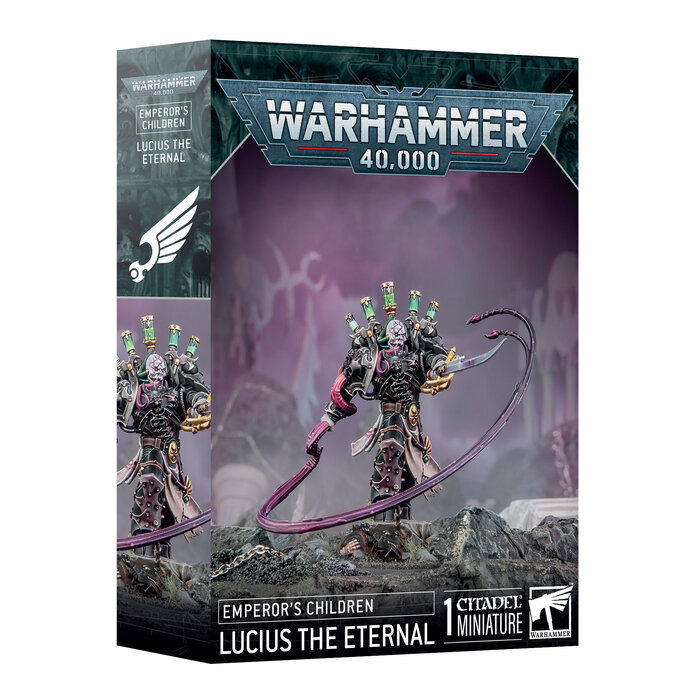 Games Workshop Warhammer 40K: Chaos Space Marines (Emperor's Children) - Lucius the Eternal